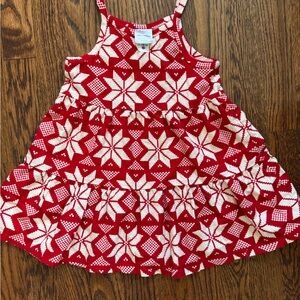 Hanna Andersson Red and White Kids Dress